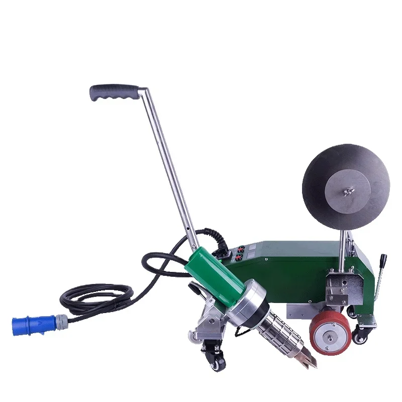 1800w Automatic Portable Tarpaulin Plastic Pvc Flex Tent Banner Hot Air Seam Welding Machine