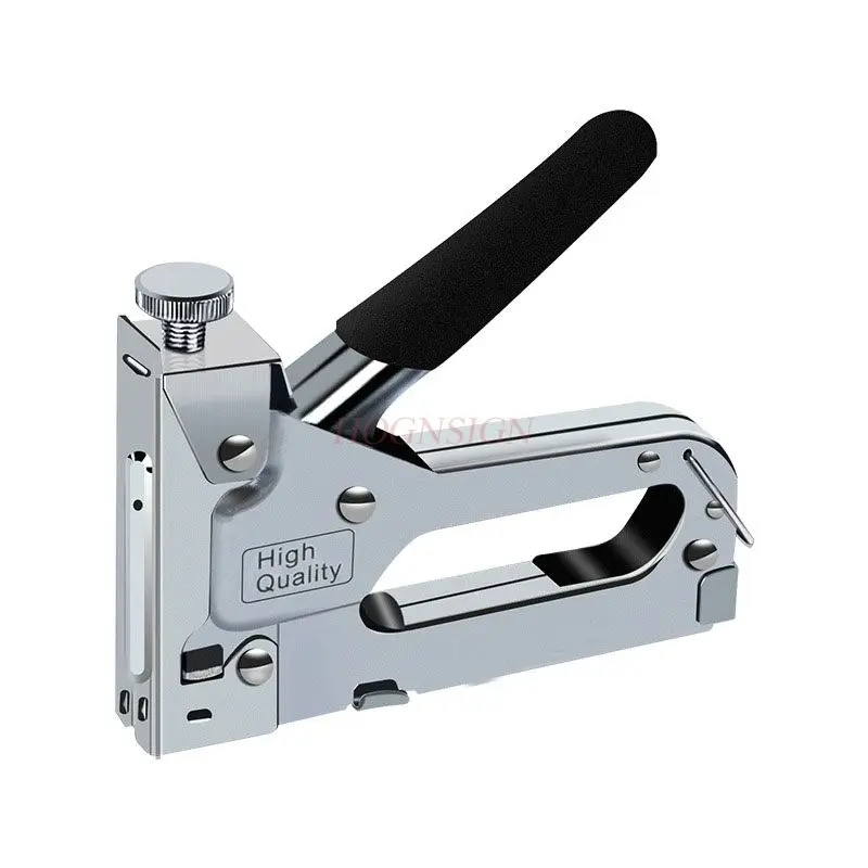 Steel nail gun, code nail gun, pneumatic nail, wooden board stapler, manual nail gun
