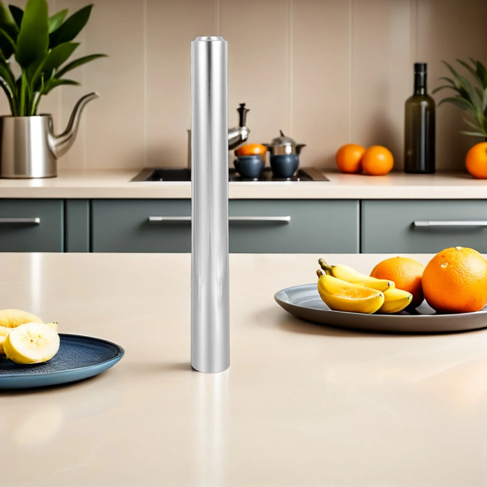 

1 Roll 40Cm X 5M Peel Stick Kitchen Backsplash Wallpaper Self Adhesive Oil Proof Sticker For Appliances Cabinets Countertops