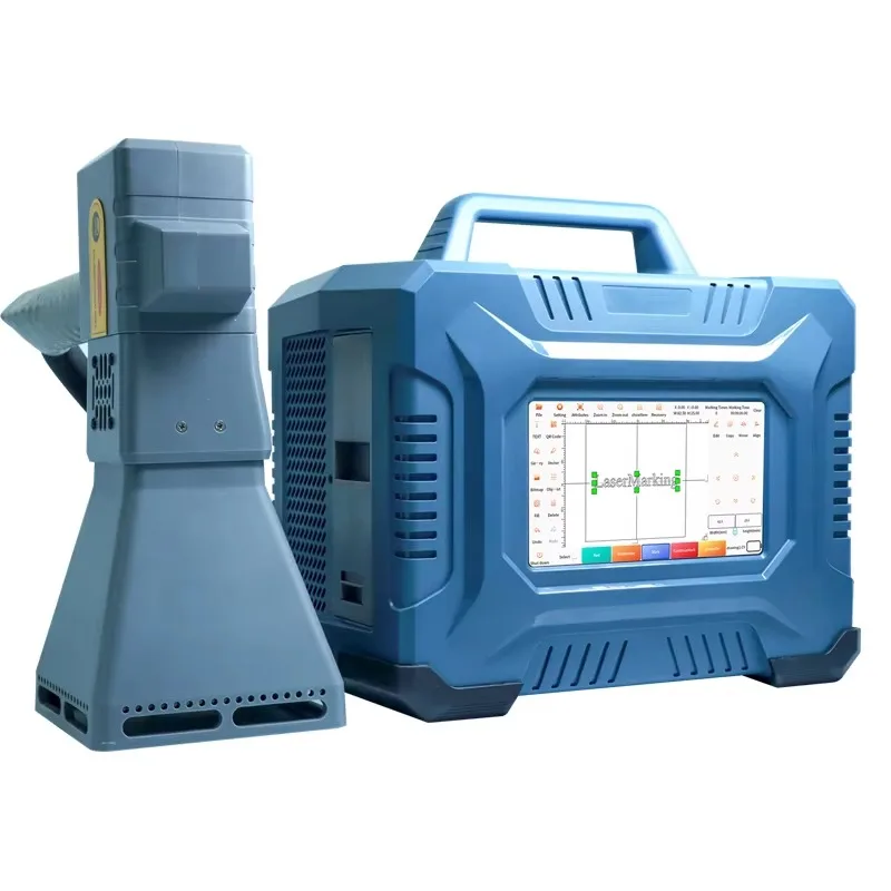 

Small Handheld Laser Marking Machine Portable 20W 30W For Metal Stainless Steel Plastic Tire Engraving 110V 220V