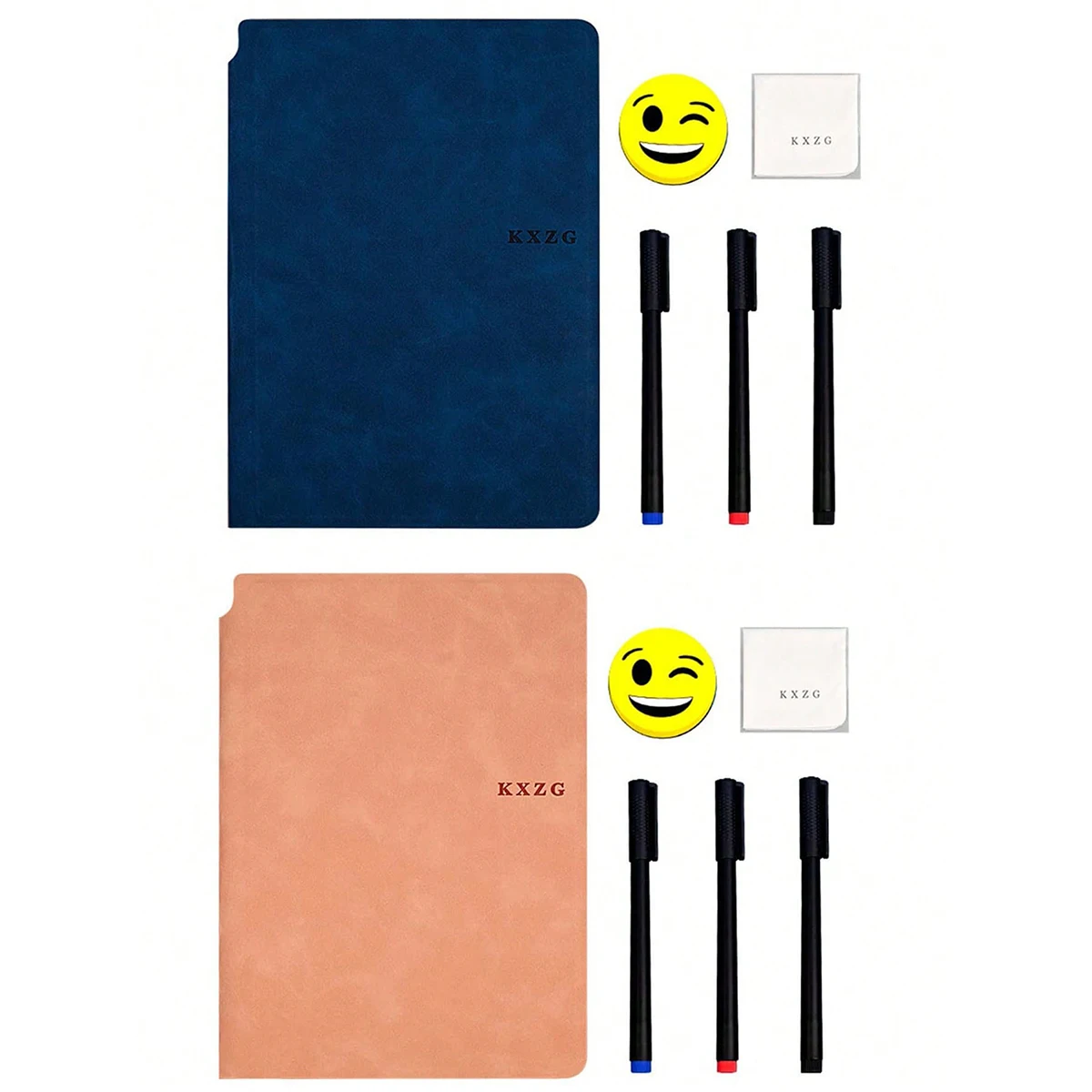 Cuaderno Portátil A5 de Borrado en Seco, Cuaderno Reutilizable de Borrado en Seco, Cuaderno de Pizarra Blanca para Negocios, Hogar y Oficina