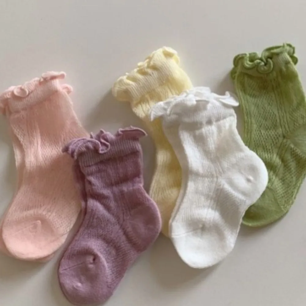 

Heap socks breathable baby sock thin summer style cotton black fungus children baby sokken candy socks