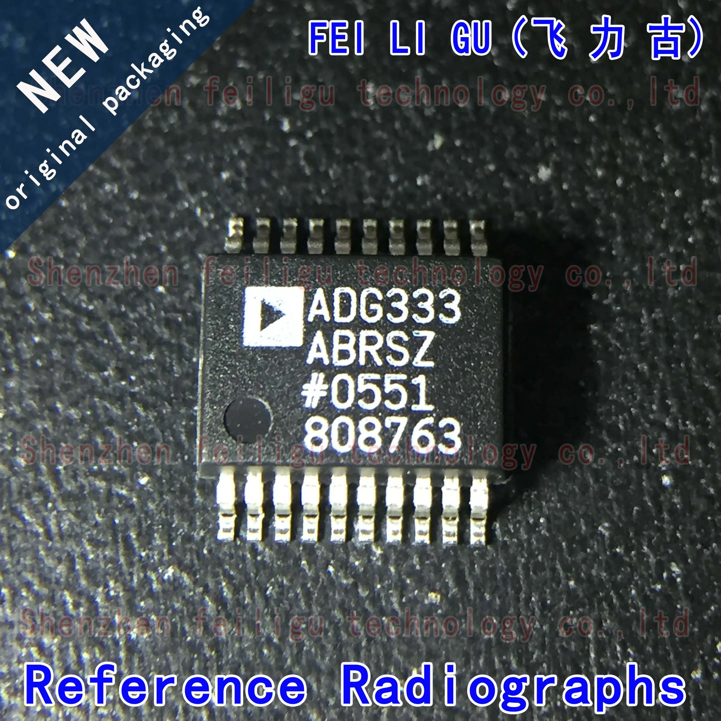 

1~30PCS 100% New original ADG333ABRSZ-REEL ADG333ABRSZ ADG333ABRS ADG333 Package:SSOP20 Analog Switch/Multiplexer Chip