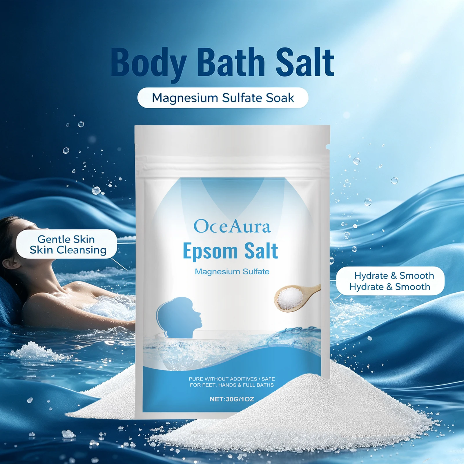 Sól do kąpieli nawilżająca, zł – Bath Salts Magnesium recenzja i cena