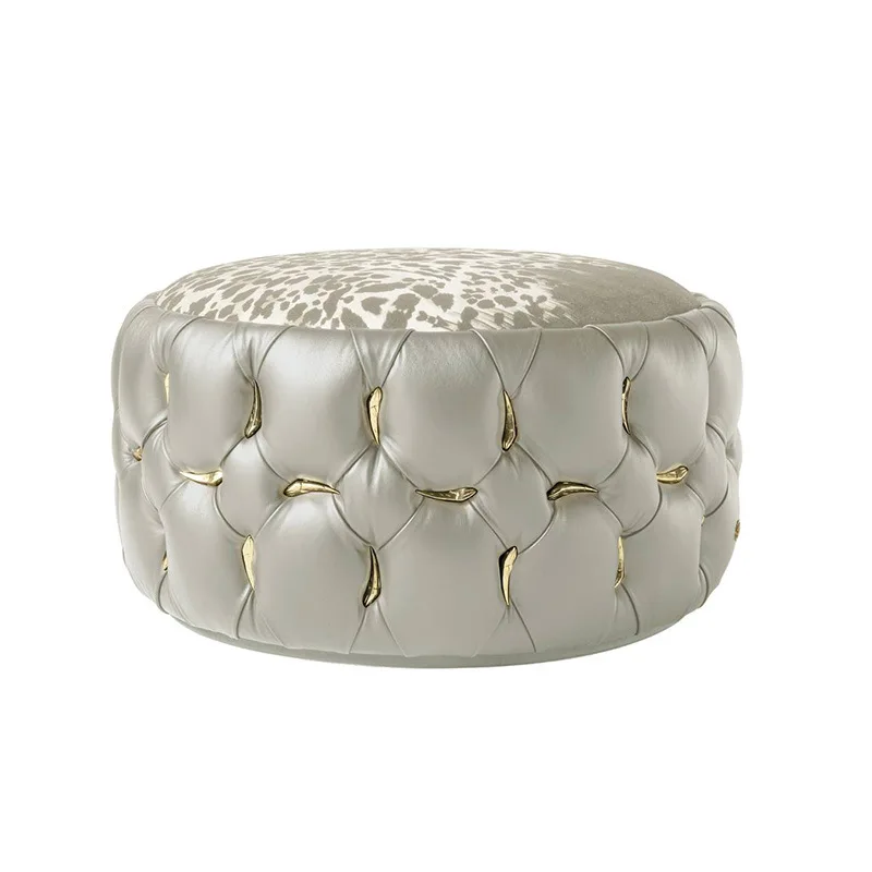 

Pouf Roberto Cavalier luxury villa cushion stool matching furniture