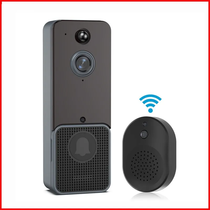 T6 Wireless Visual Smart Doorbell WIFI Home Alarm Remote Electronic Camera Does Not Support Memory Card PIR Human Sensing