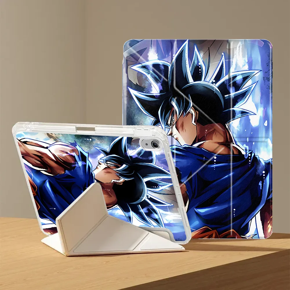 Tablet Case For Samsung Galaxy Tab S7 FE S8 A11 A8 S9 Plus S10 Lite A9 Plus With Pen Slot Cover Dragon Ball