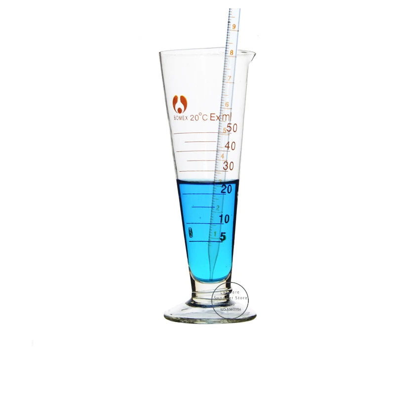 1Pcs 5ml to 2000ml Lab Glass Footed Apothecary Triangle Measuring Beaker Conical Graduated Measuring Cup With Spout