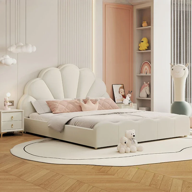 Minimalist Loft Luxury Double Bed Kids Modern Girls Baby Children Beds Frames Single Lit Japanese Beliche Backyard Furniture