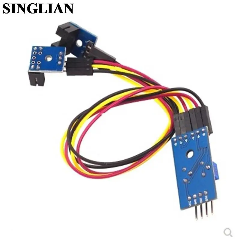 1set 2-Channel 2-way Speed Measuring Sensor Module Counting Module Motor Speed Measuring Slot Type Optocoupler Module