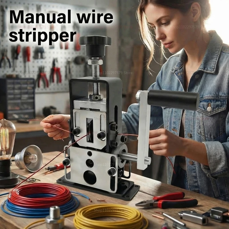 

Портативный электрический инструмент для зачистки проводов 1-21 мм, ручной инструмент для снятия изоляции с медного лома, для электродрелей и электромонтажных работ своими руками