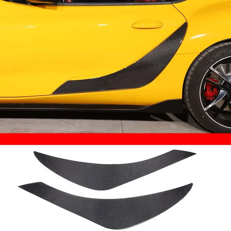 

For 2019-2022 Toyota GR Supra A90 Soft Carbon Fiber Car Styling Car Exterior Door Decoration Sticker Car Protection Accessories