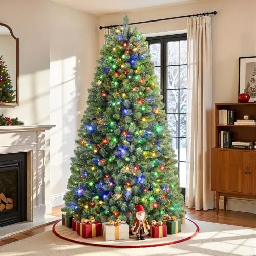 7ft Classic Spruce Artificial Prelit Christmas Tree