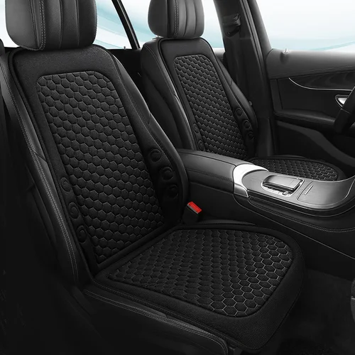 Imagen 2 del producto Cojín para asiento delantero de coche, cómodo y transpirable, fundas Premium sencillas con Protector antideslizante que se adapta a la mayoría de los coches, 1 ud.