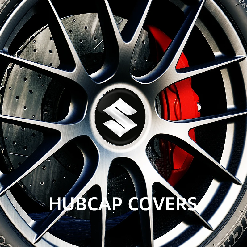 4pcs 56mm Car Wheel Center Hub Cap Badge Emblem Decal Wheel Sticker For Suzuki JIMNY Grand vitara Sx4 swift Alto