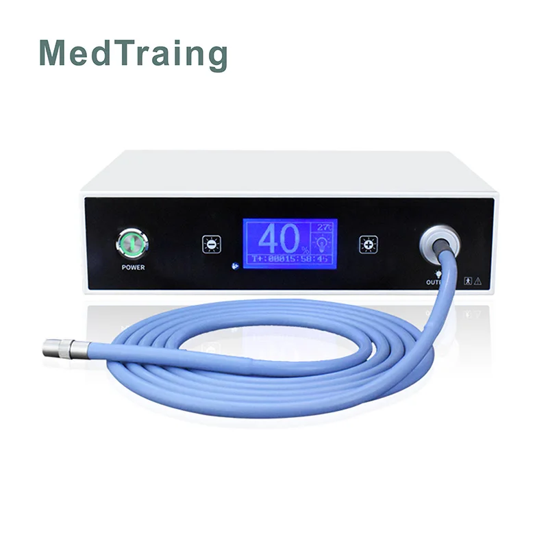 100W Medical Cold Surgical Endoscopy Light for ENT Arthroscope Laparoscopy Light Source for Medical and Teaching