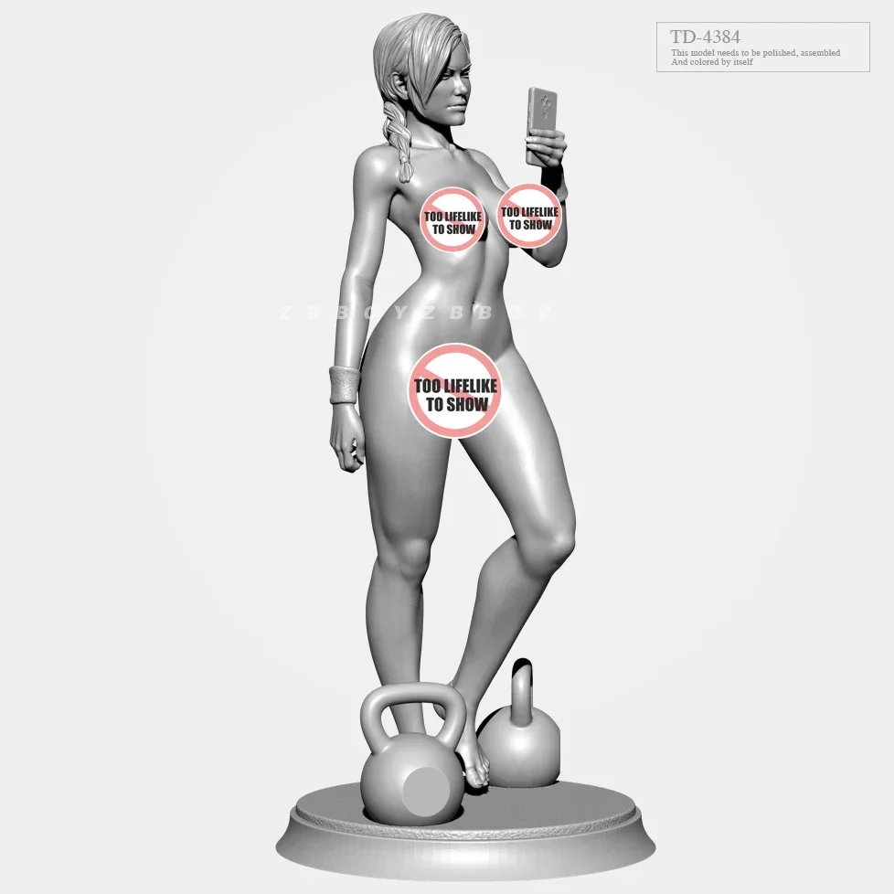 50MM 75MM Resin model kits figure beauty colorless and self-assembled （3D Printing ）TD-4384