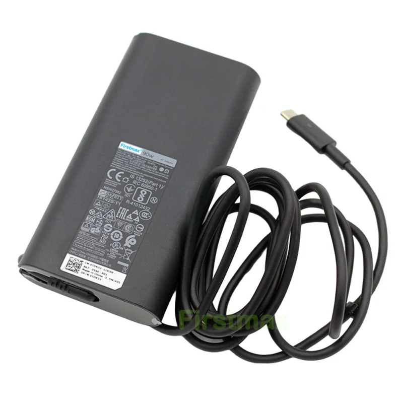 Imagem -03 - Usb tipo c Carregador para Dell Latitude 15 5510 5511 5520 5521 5530 7520 7530 9510 9520 La90pm170 Adaptador ac 90w