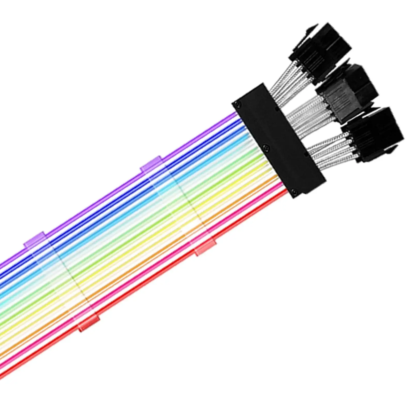 Cables de PC PSU Cables GPU Extensión GPU Cable RGB Soporte Control de placa base
