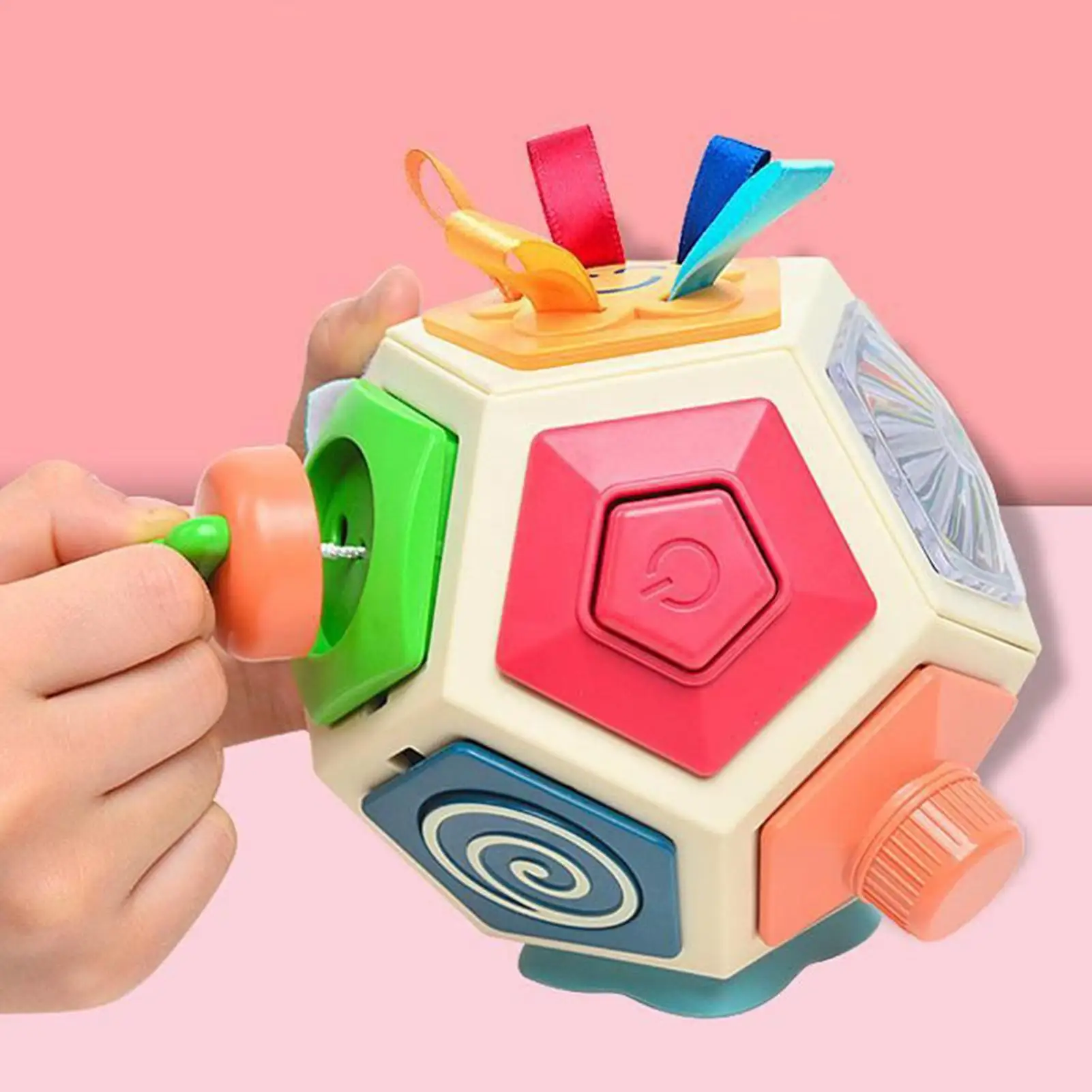 Cubo ocupado cubo sensorial brinquedos para criança brinquedos educativos fidget para viagens pré-escolar restaurante homeschool igreja sala de aula