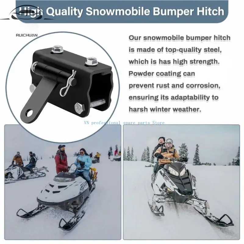 41XA Snowmobile Sled Towing Hitch Heavy Duty Snowmobile Hitch for Secure Attachment
