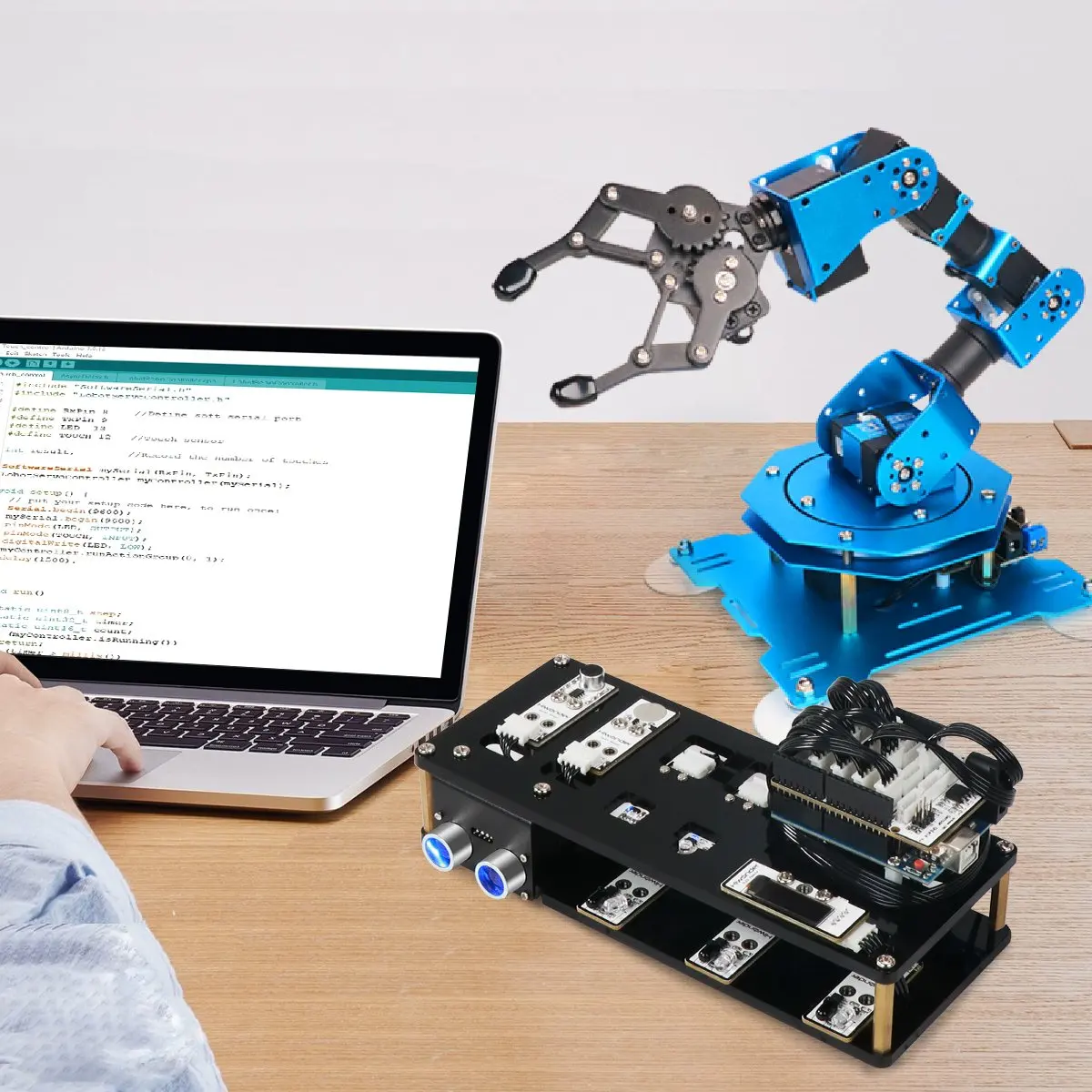 NEW Hiwonder XArmUno Robotic Arm with Arrduino Secondary Development Sensor Kit STEAM Education Equipment