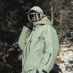 Veste de ski imperméable à capuche en coton chaud pour hommes et femmes, vêtements de sport de plein air, survêtement d'hiver pour couple, 2025, 506