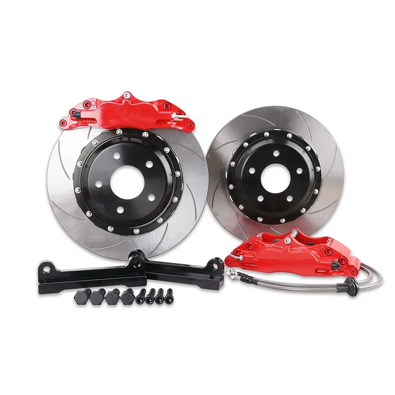 Factory Wholesale 5200 Big Brake 4 pot Kit 330*28mm Disk For VW Polo BMW W204 Front And Rear 17 Inches Wheel Size