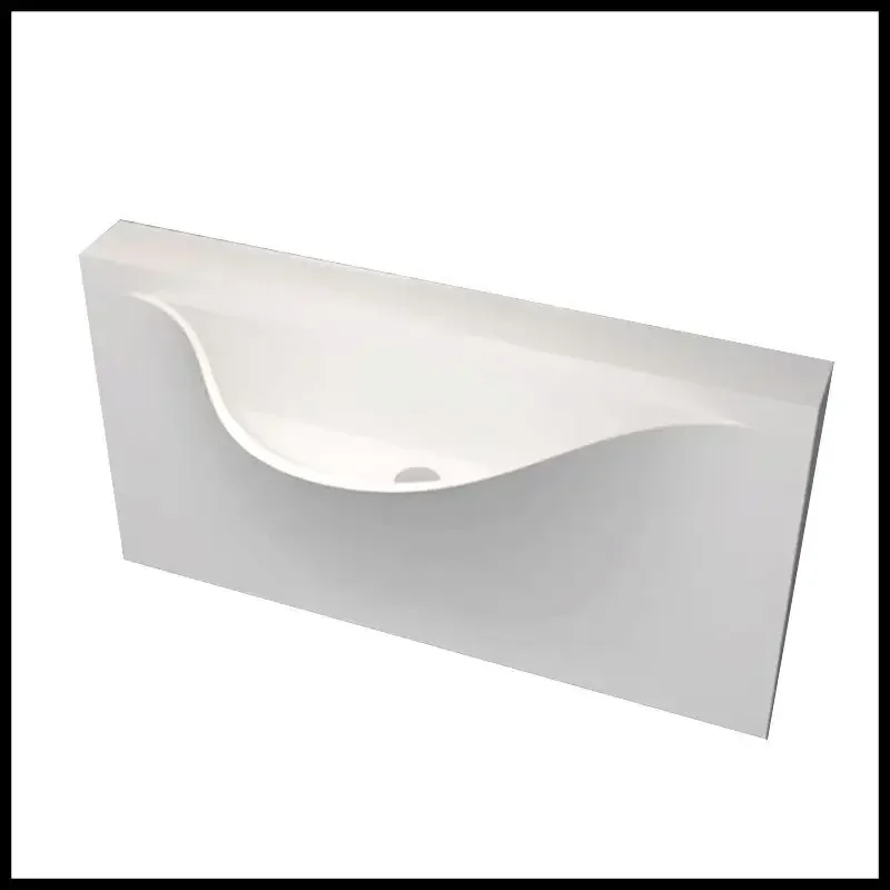 Acrylic artificial stone column basin indoor washbasin bathroom toilet washbasin