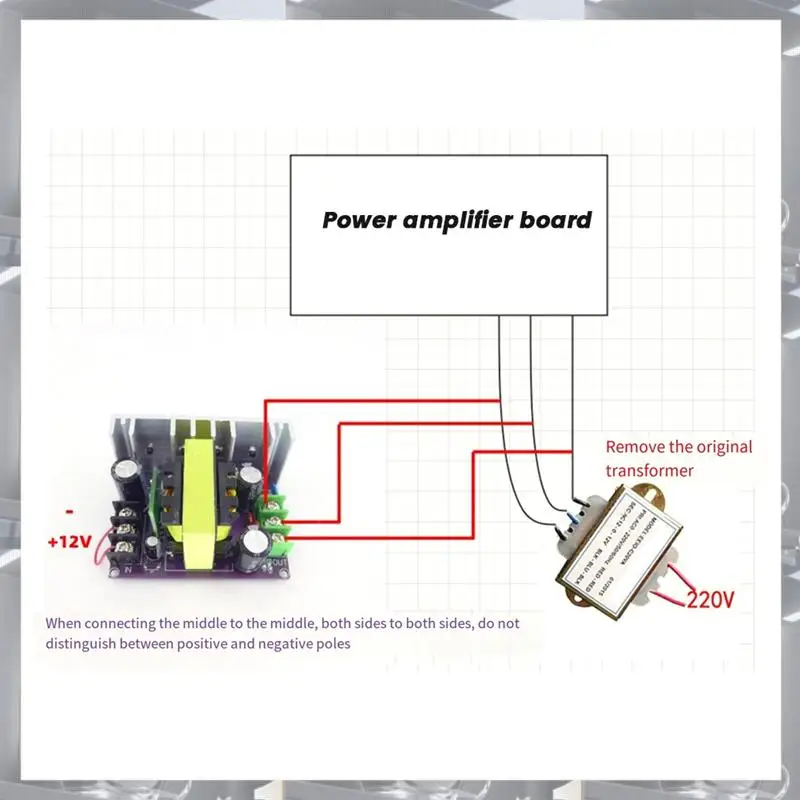 Hot Selling-Audio Module Single DC 12V Subwoofer Car Audio Modification Amplifier Isolation Boost Dual Power Module,Audio Module