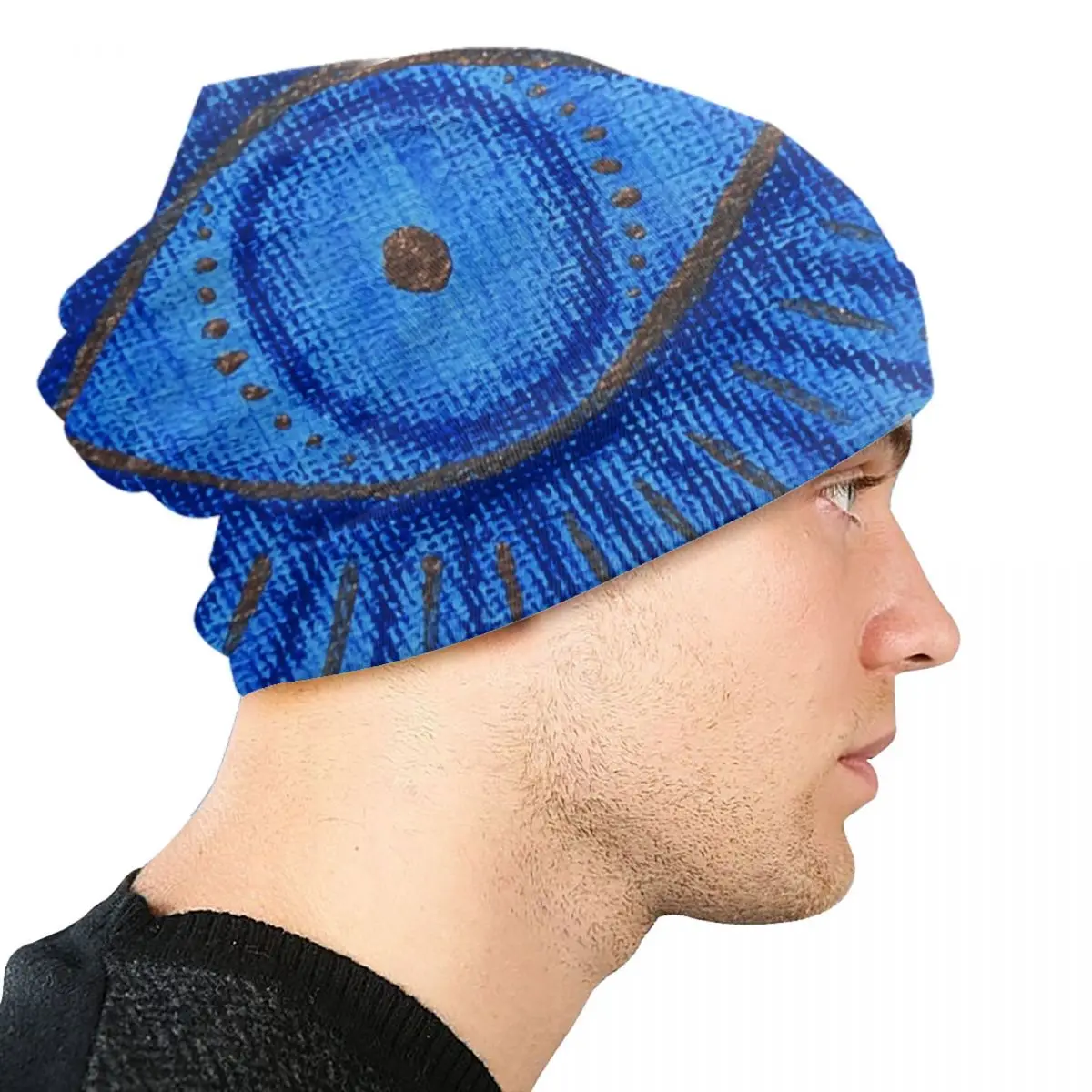 Hand Of Fatima Eye Beanie Cap Unisex Winter Warm Bonnet Femme Knit Hats Cool Outdoor Hamsa amuleto Skullies berretti per