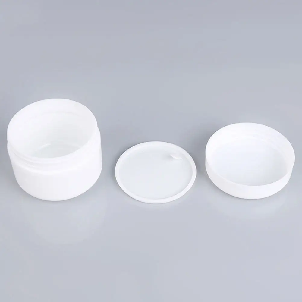6Pcs Empty Cream Jars - Premium PP Refillable Travel Storage Containers with Leakproof Lids for Face Cream & Lotion
