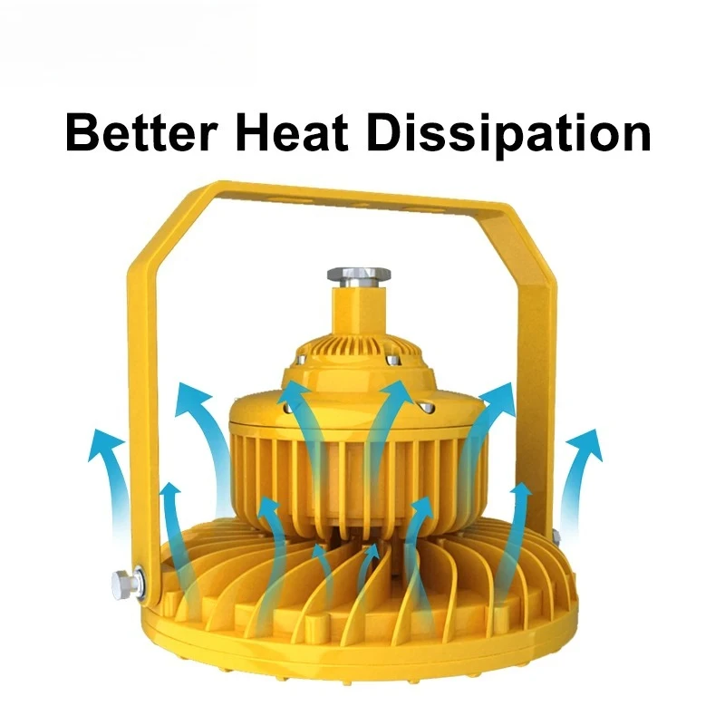 60W ATEX IECEx battery backup emergency explosion-proof lamp for warehouse tunnel power plant