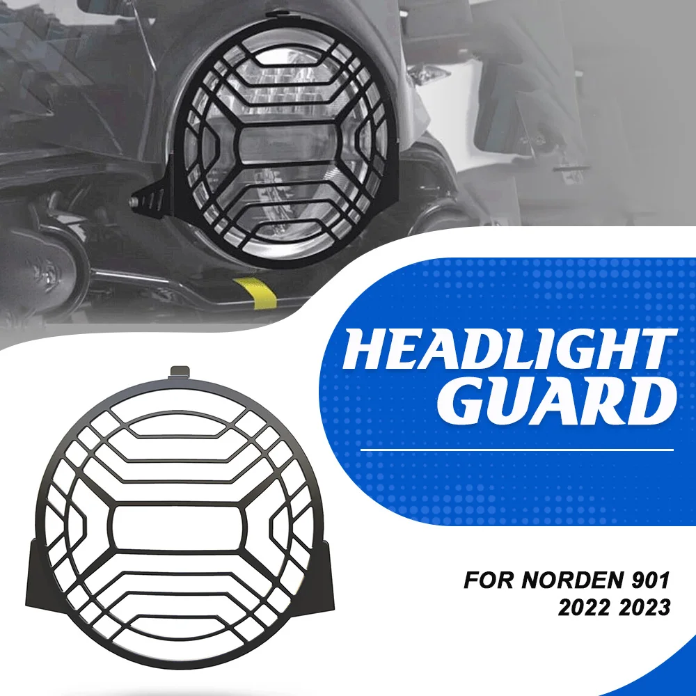 

Motorcycle Accessories Headlight For Husqvarna Norden 901 2022 2023 Head Light Guard Protector Cover Protection Grill NORDEN901