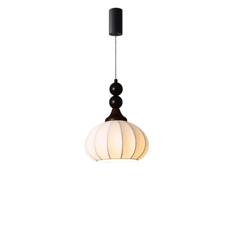 

Japanese-style walnut pattern bedside chandelier, adjustable silk lamp, aisle corridor wall background wall lamp