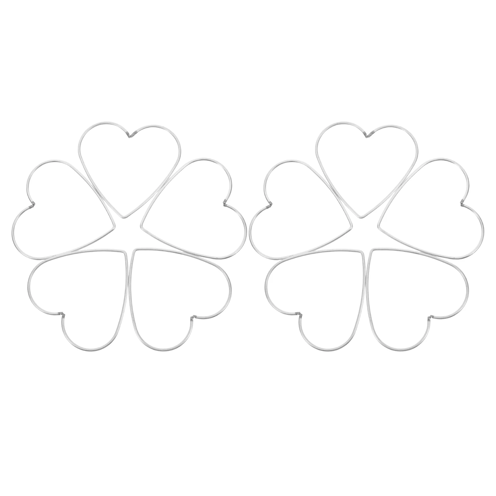 

10Pcs Metal Hoop Rings for Crafts Dream Catcher Supplies DIY Heart Wreath Frame Macrame Decorative Ring Dream Catcher Frame