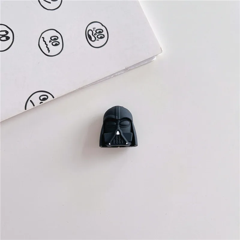 Cartoon Cute USB Data Line Head Protection Cover dla IPhone Samsung Xiaomi Charger Cable Protector Case DIY Akcesoria Prezenty