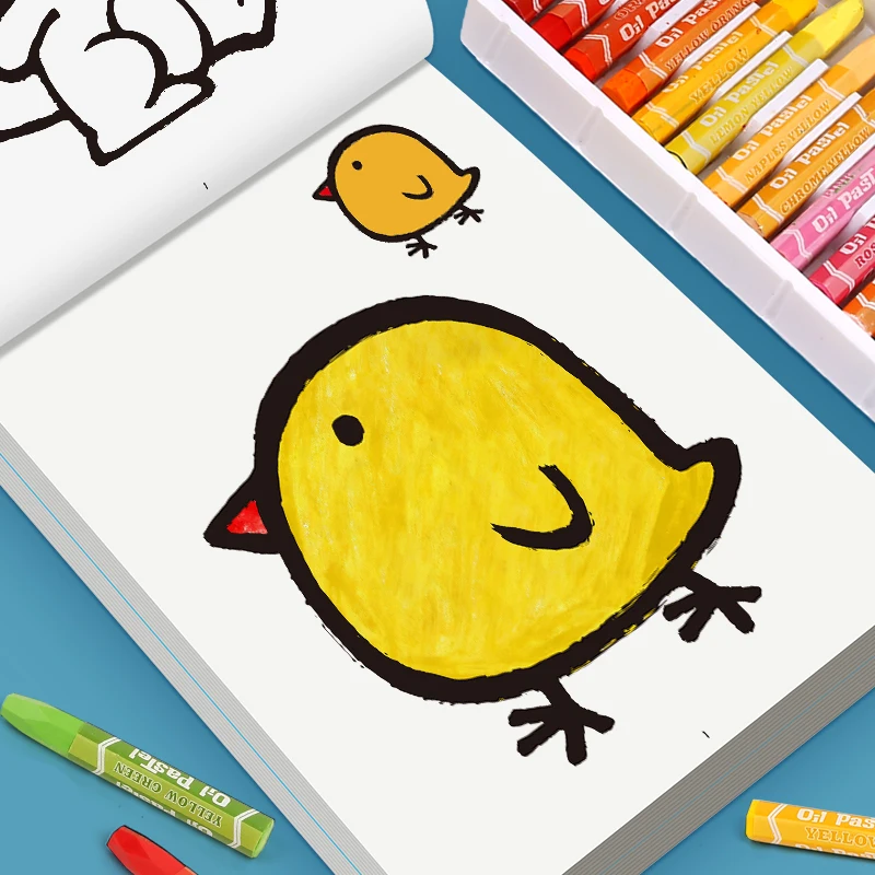 32 pagina's leuk tekenverlichtingsboek 32 tekenfilmpatronen Kleurboek voor kinderen Interactief tekenactiviteitenboek