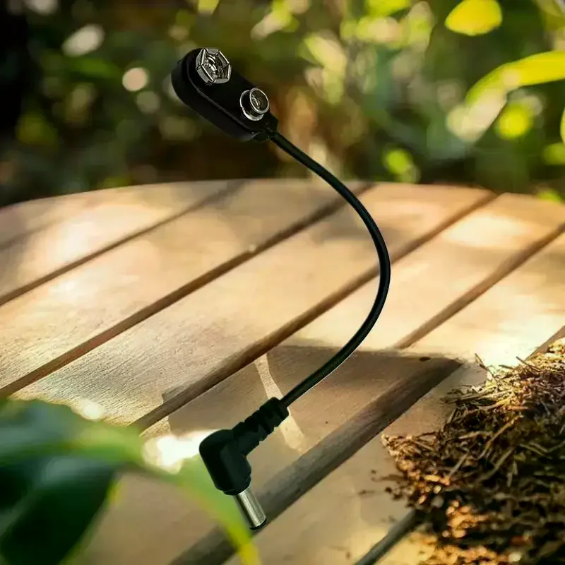 ขั้วต่อแบตเตอรี่ 9V สำหรับแป้นเหยียบกีตาร์, ตัวแปลงคลิปและอะแดปเตอร์จ่ายไฟ