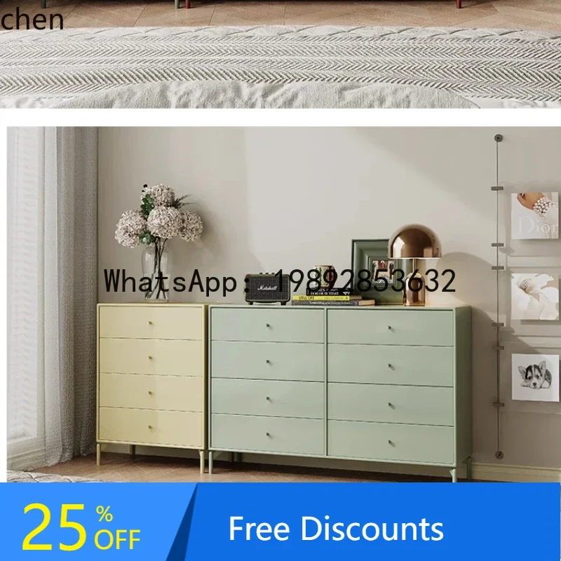 

LYY bedroom bedside premium storage cabinet living room wall drawer porch storage