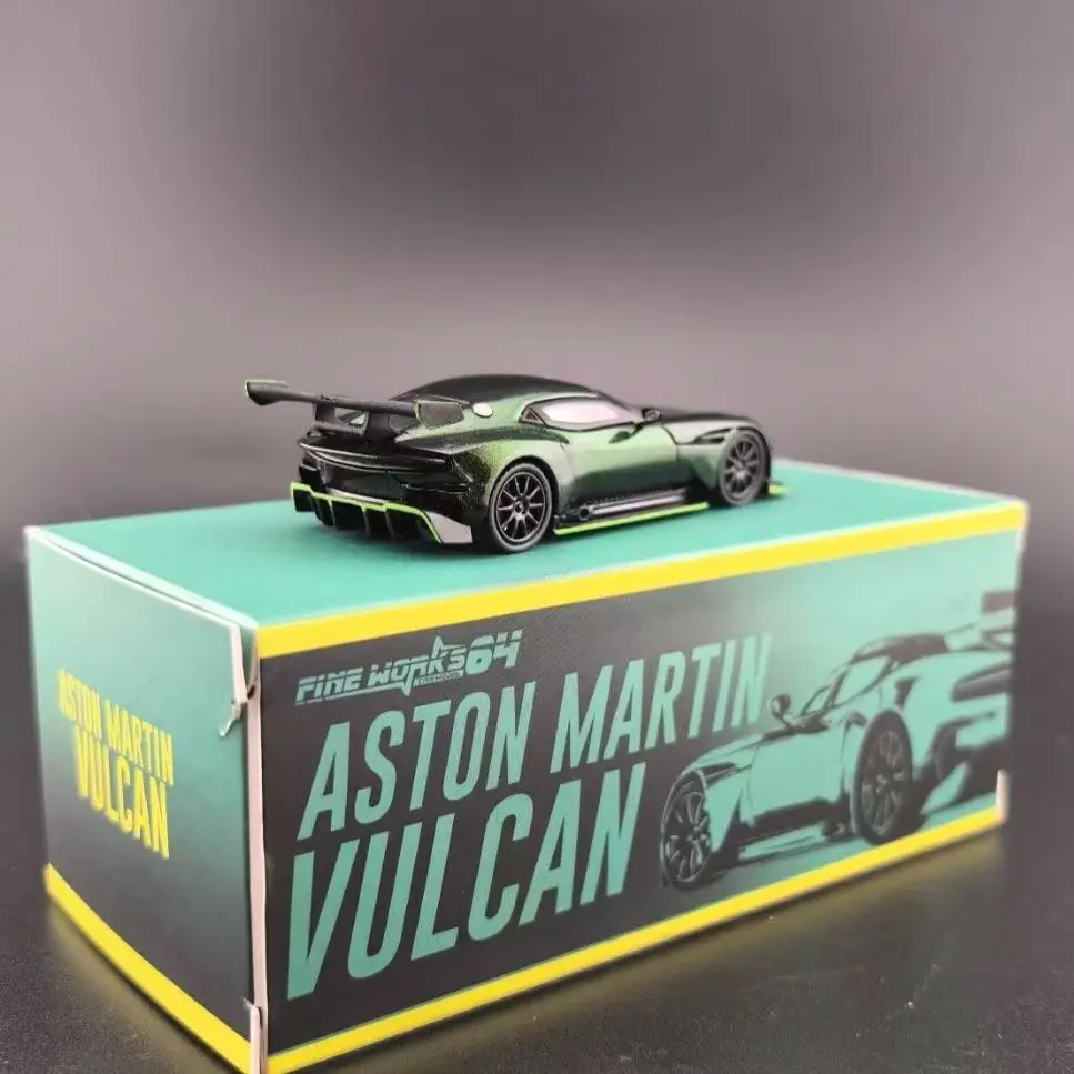 Fijne Werken 1/64 Aston Martin Vulcan APAxpo Legering Motorvoertuig Diecast Modellen Auto Speelgoed Collectie Kerstcadeaus Jongen