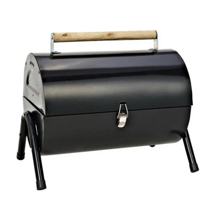 Large Barbecue Area Powder Coated Portable Charcoal Smoker BBQ Grill Steel Iron Indoor and Outdoor Not Support All-season