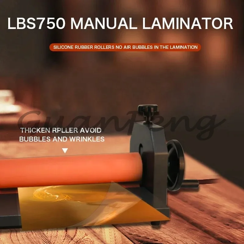 Poster manual laminating machine
