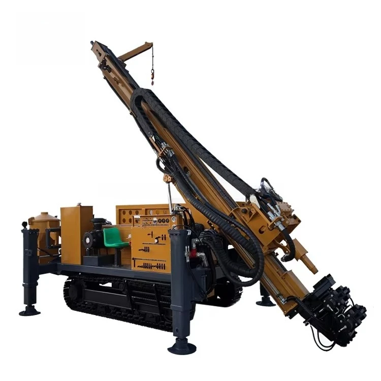 High Performance Diesel Crawler Exploration Drilling Rig With Core Sampling For Gold Mining