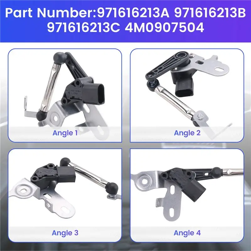 AU28-971616213A 971616213B Left Front Height Level Sensor For Panamera 971 Air Suspension Level Sensor 971616213C