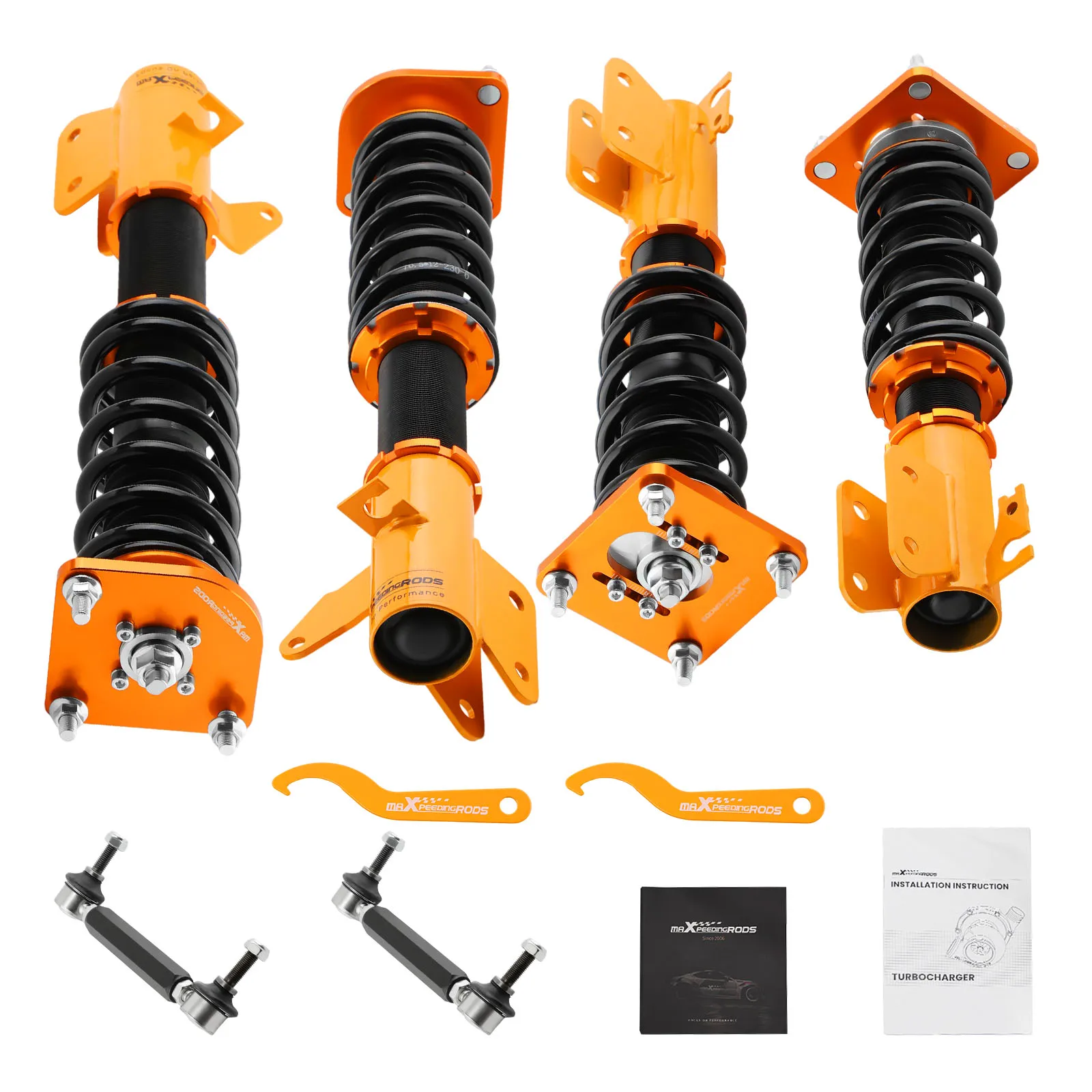 Adjustable Coilover Suspension Shocks Struts for Mazda Protege 323 Allegro Ford Laser 99-03 Coilovers Shock Suspension Strut Kit