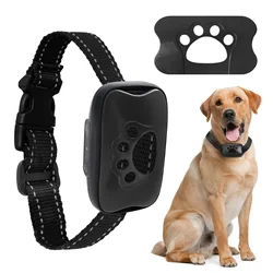 Electric Dog Training Collar Waterproof Dog Bark Collar USB Rechargeable Anti Barking Device Pet Dogs Accessories