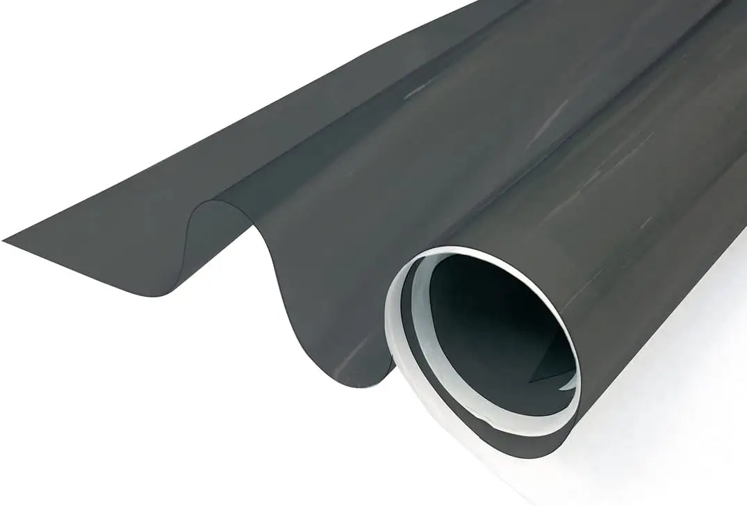 

20% VLT Static Cling Window Tint - DIY Non-Adhesive, Removable for Privacy, UV Protection & Heat Control (36"x212")
