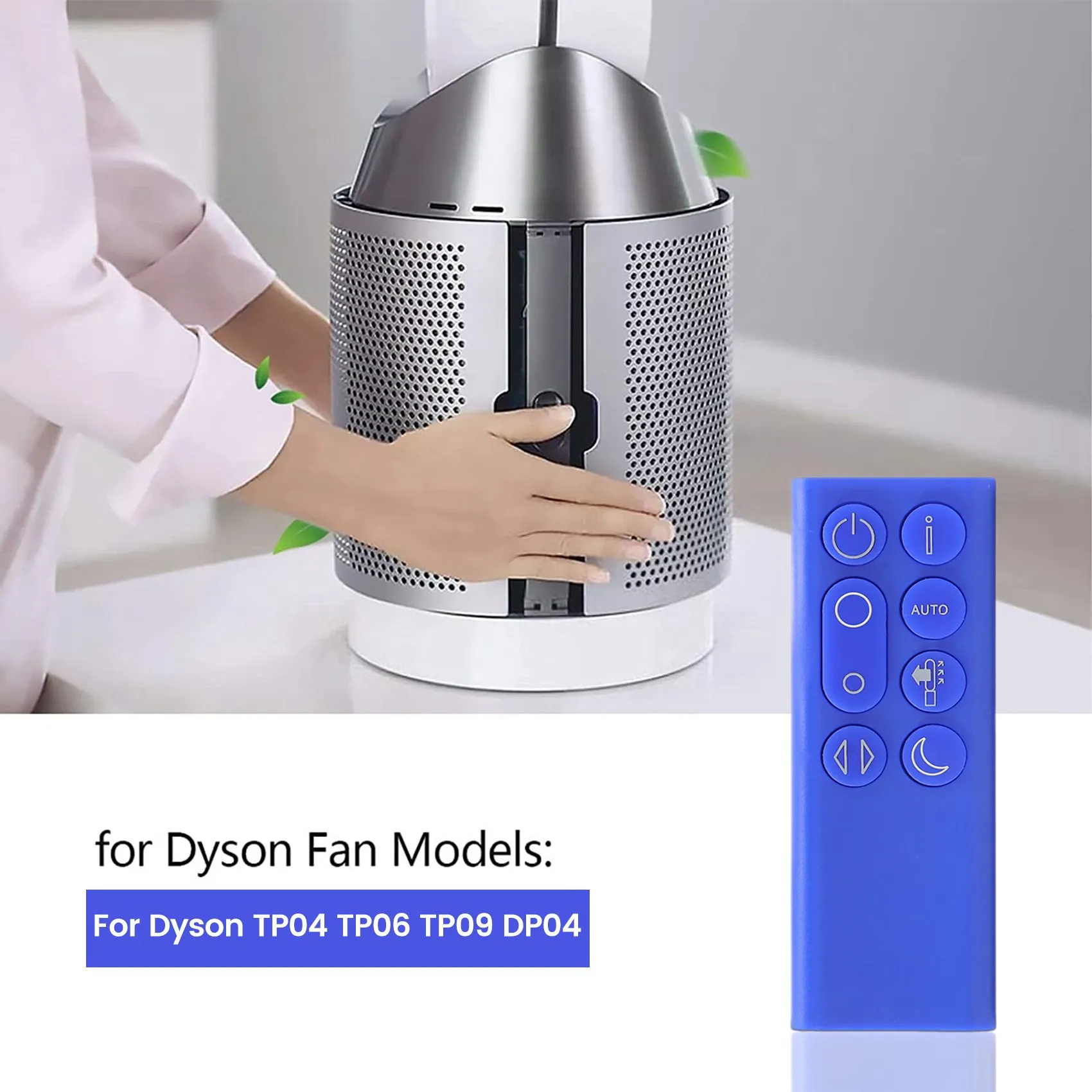 Сменный пульт дистанционного управления BISMZ для Dyson Pure Cool TP04 TP06 TP09 DP04, пульт дистанционного управления с очищающим вентилятором (синий)