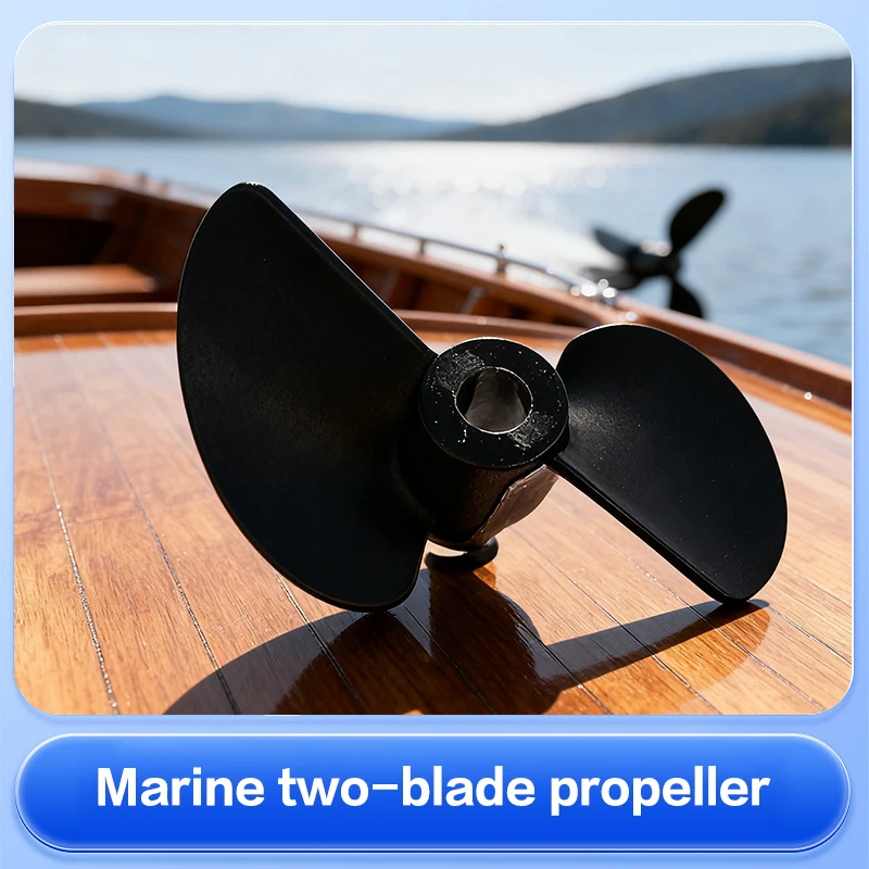 RC Boat Model Two-Blades Propeller CW Nylon Paddle P40 Shaft Diameter Options 27-47MM for Remote Control Boats